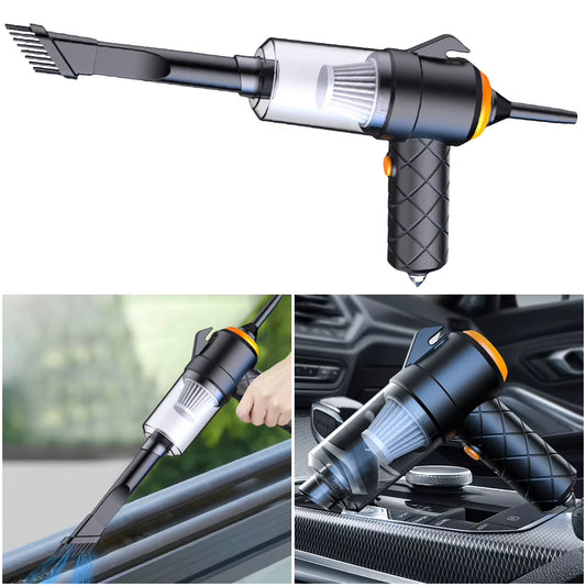 6 in 1 Blowing & Suction Vacuum Cleaner 3500PA Strong Suction Mini Handheld Cleaner Multifunctional for Car Home Office Cleaning